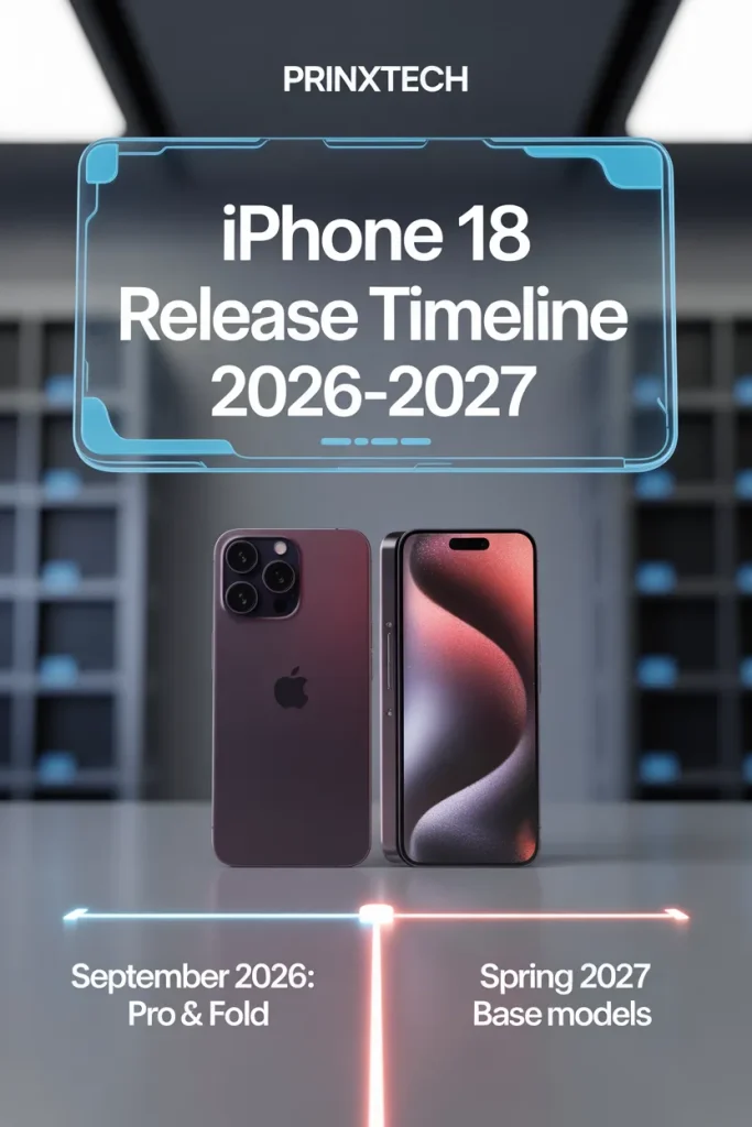 iPhone 18 Release Date: Why the Launch is Splitting in 2026 & 2027